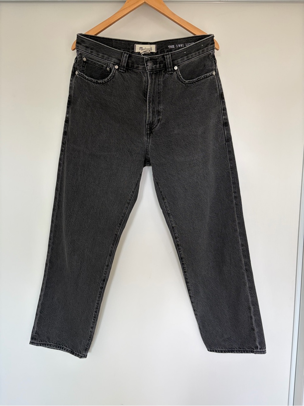Madewell Men's Black Relaxed Jeans